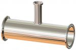 Clamp x Clamp x Clamp Reducing Tees - T7RMP - PL Finish SF1